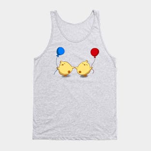 Two Little Cute Chicks Celebrate New Year Tank Top
